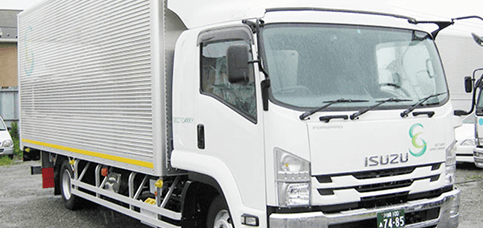 いすゞの4tゲート車（エアサス）が納車です！